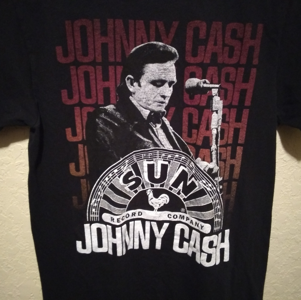 Johnny Cash sun record company shirt